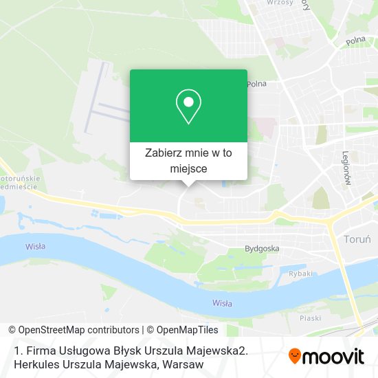 Mapa 1. Firma Usługowa Błysk Urszula Majewska2. Herkules Urszula Majewska