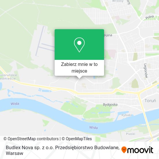 Mapa Budlex Nova sp. z o.o. Przedsiębiorstwo Budowlane