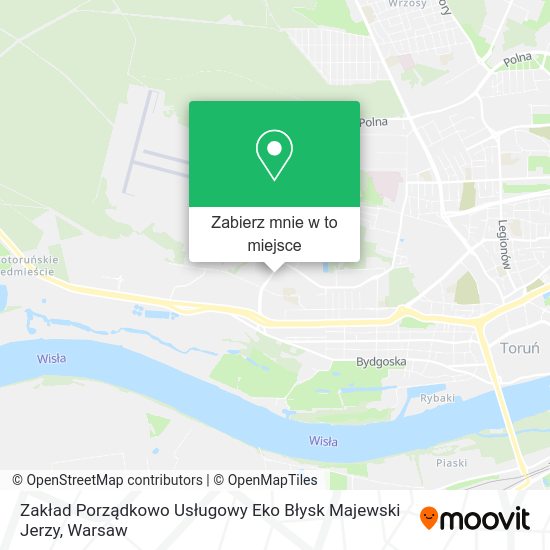 Mapa Zakład Porządkowo Usługowy Eko Błysk Majewski Jerzy