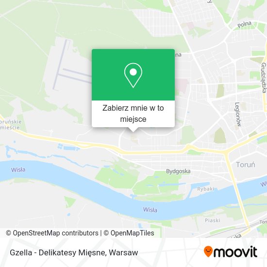 Mapa Gzella - Delikatesy Mięsne