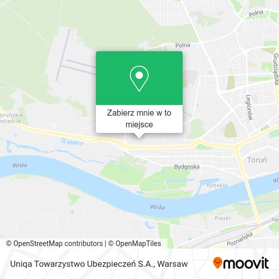 Mapa Uniqa Towarzystwo Ubezpieczeń S.A.