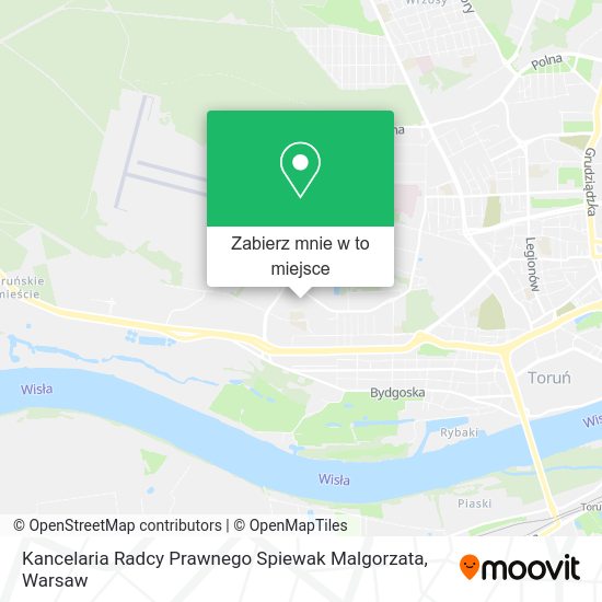 Mapa Kancelaria Radcy Prawnego Spiewak Malgorzata