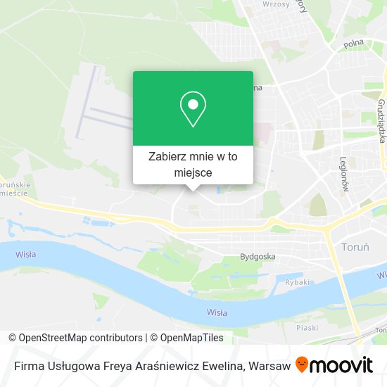 Mapa Firma Usługowa Freya Araśniewicz Ewelina