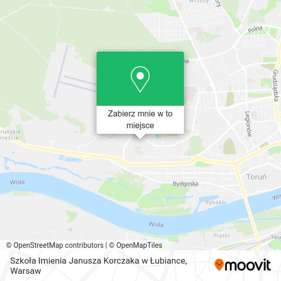 Mapa Szkoła Imienia Janusza Korczaka w Łubiance