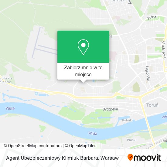 Mapa Agent Ubezpieczeniowy Klimiuk Barbara