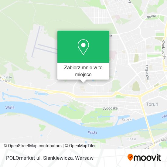 Mapa POLOmarket ul. Sienkiewicza