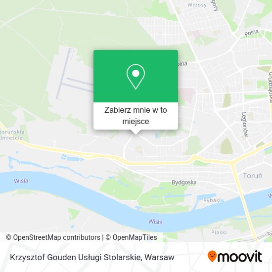 Mapa Krzysztof Gouden Usługi Stolarskie