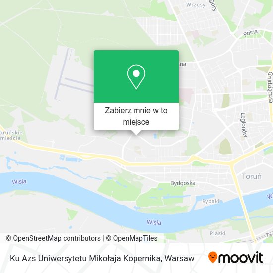 Mapa Ku Azs Uniwersytetu Mikołaja Kopernika