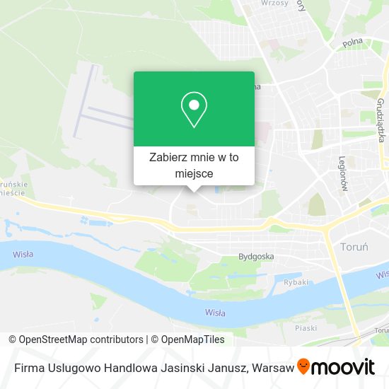 Mapa Firma Uslugowo Handlowa Jasinski Janusz