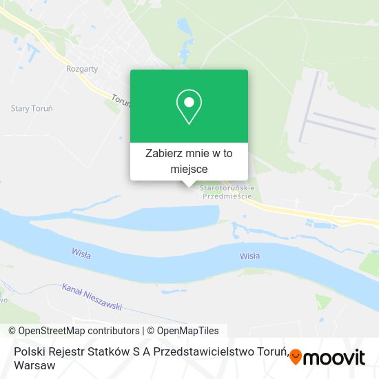 Mapa Polski Rejestr Statków S A Przedstawicielstwo Toruń