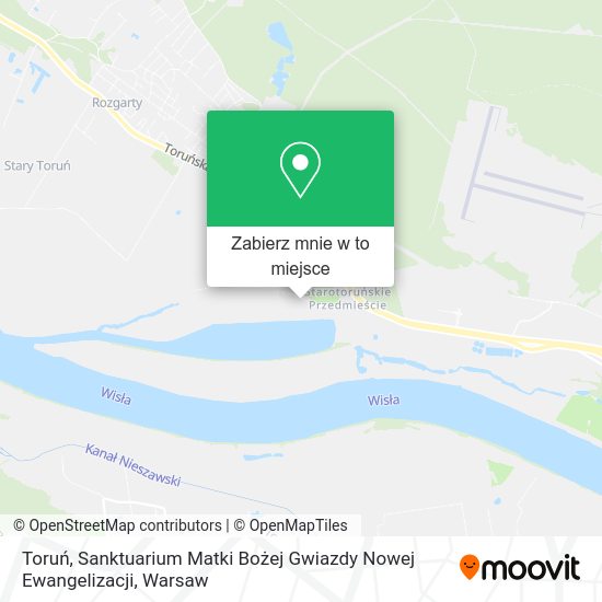 Mapa Toruń, Sanktuarium Matki Bożej Gwiazdy Nowej Ewangelizacji