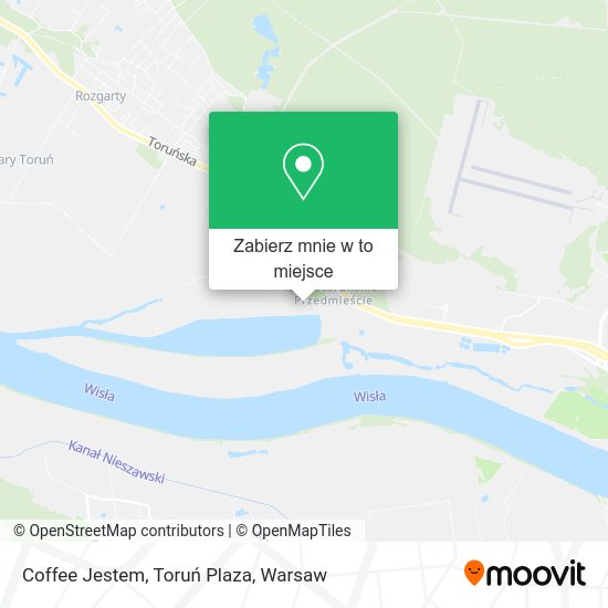 Mapa Coffee Jestem, Toruń Plaza