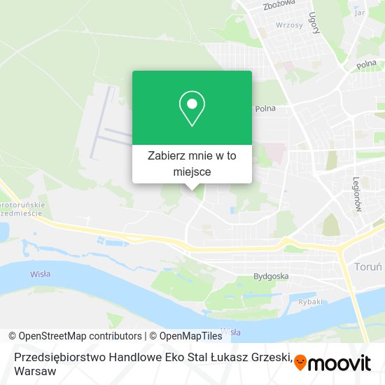 Mapa Przedsiębiorstwo Handlowe Eko Stal Łukasz Grzeski