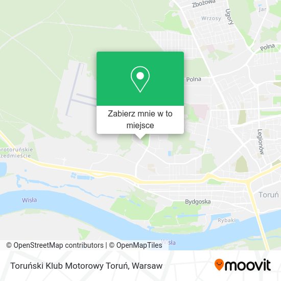 Mapa Toruński Klub Motorowy Toruń