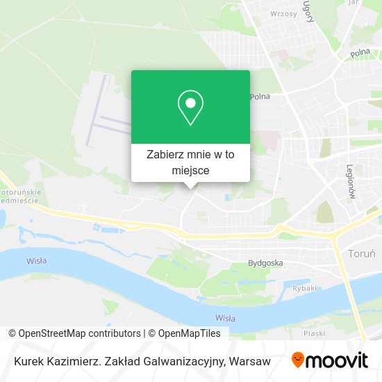 Mapa Kurek Kazimierz. Zakład Galwanizacyjny