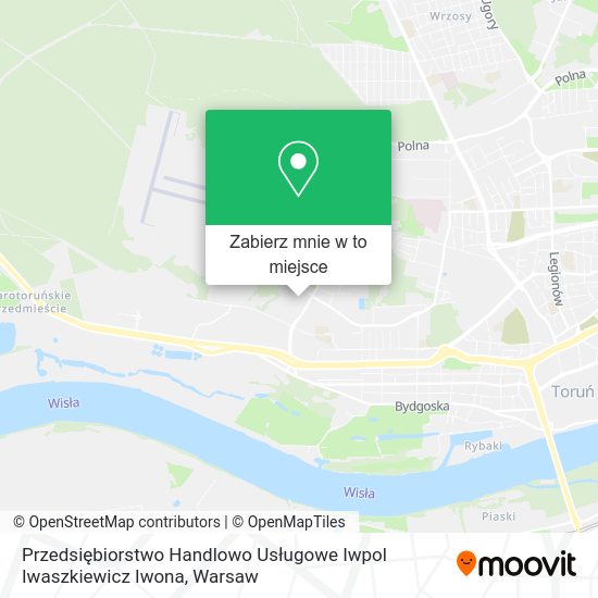 Mapa Przedsiębiorstwo Handlowo Usługowe Iwpol Iwaszkiewicz Iwona