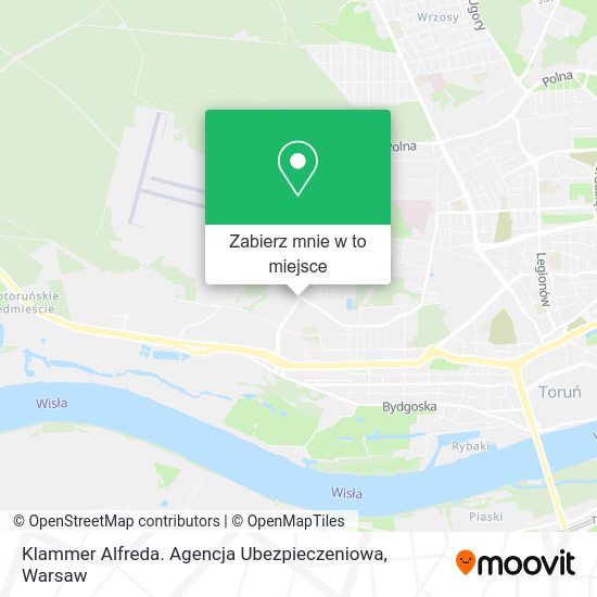 Mapa Klammer Alfreda. Agencja Ubezpieczeniowa