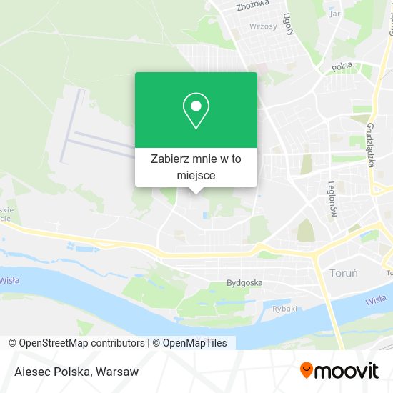 Mapa Aiesec Polska