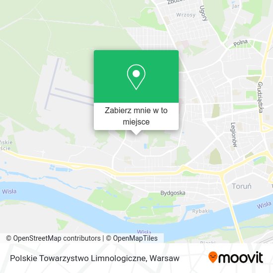 Mapa Polskie Towarzystwo Limnologiczne