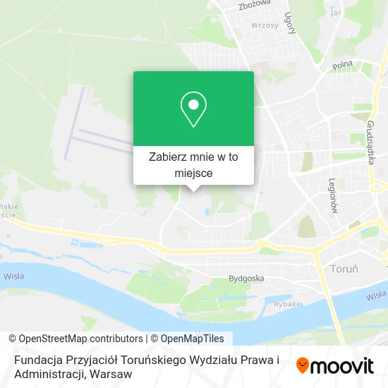 Mapa Fundacja Przyjaciół Toruńskiego Wydziału Prawa i Administracji