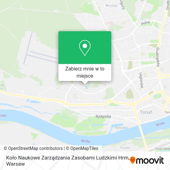 Mapa Koło Naukowe Zarządzania Zasobami Ludzkimi Hrm