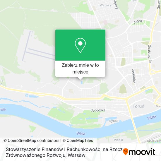 Mapa Stowarzyszenie Finansów i Rachunkowości na Rzecz Zrównoważonego Rozwoju