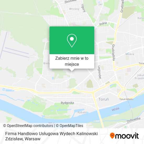 Mapa Firma Handlowo Usługowa Wydech Kalinowski Zdzisław