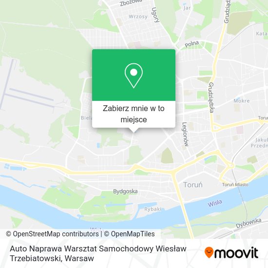 Mapa Auto Naprawa Warsztat Samochodowy Wiesław Trzebiatowski