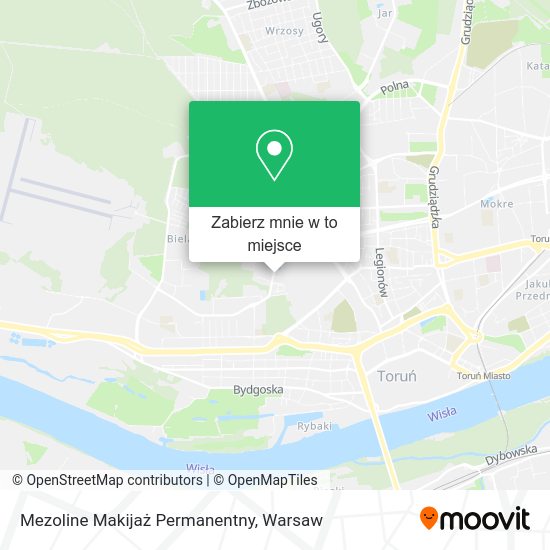 Mapa Mezoline Makijaż Permanentny