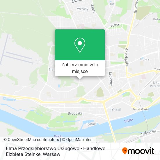 Mapa Elma Przedsiębiorstwo Usługowo - Handlowe Elżbieta Steinke