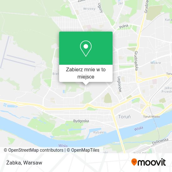 Mapa Żabka