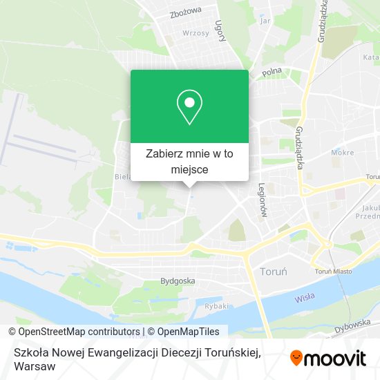 Mapa Szkoła Nowej Ewangelizacji Diecezji Toruńskiej