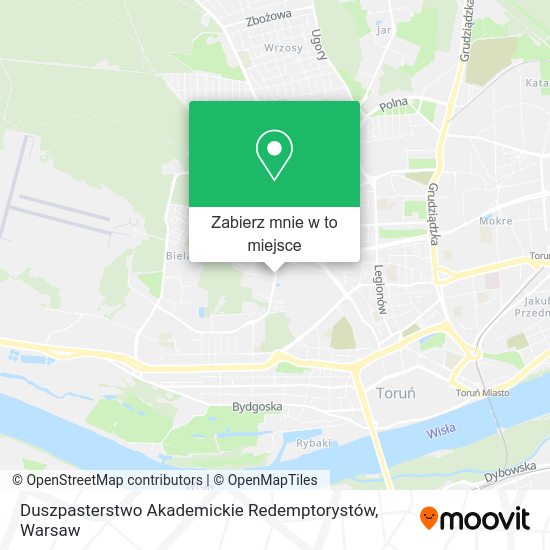 Mapa Duszpasterstwo Akademickie Redemptorystów