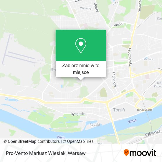 Mapa Pro-Vento Mariusz Wiesiak