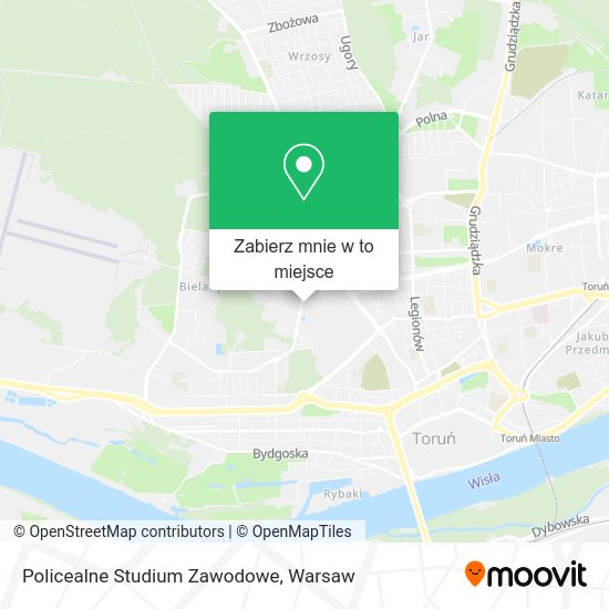 Mapa Policealne Studium Zawodowe