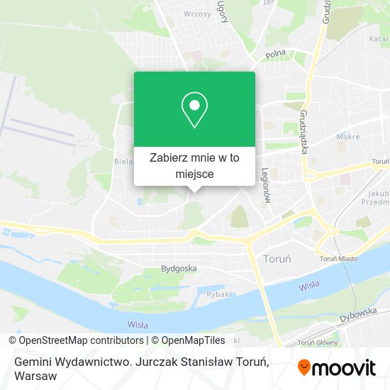 Mapa Gemini Wydawnictwo. Jurczak Stanisław Toruń