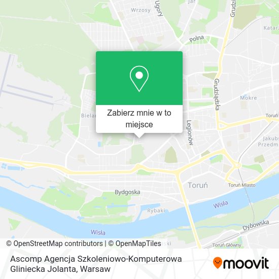 Mapa Ascomp Agencja Szkoleniowo-Komputerowa Gliniecka Jolanta