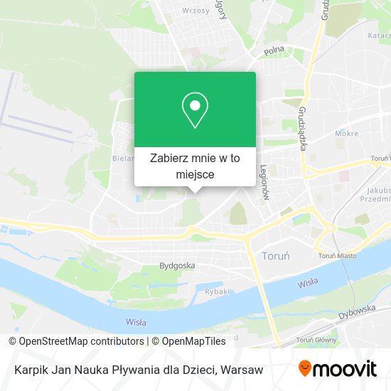 Mapa Karpik Jan Nauka Pływania dla Dzieci