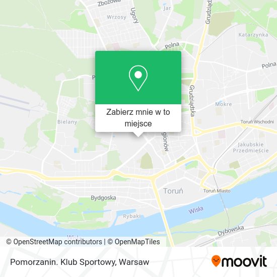 Mapa Pomorzanin. Klub Sportowy