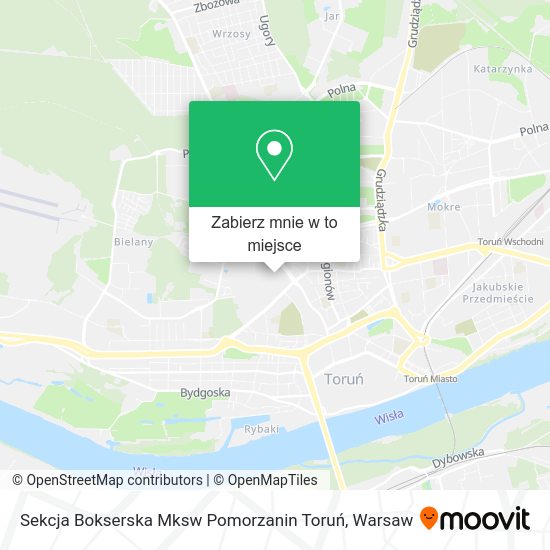 Mapa Sekcja Bokserska Mksw Pomorzanin Toruń