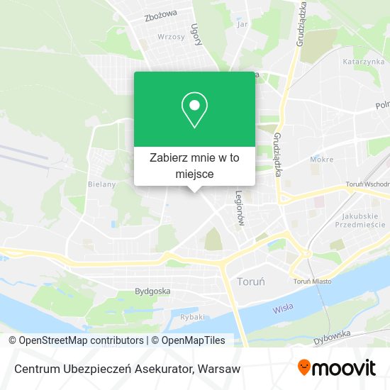 Mapa Centrum Ubezpieczeń Asekurator