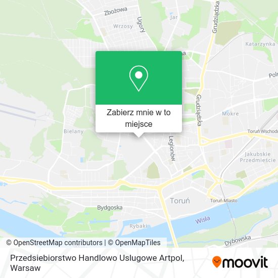 Mapa Przedsiebiorstwo Handlowo Uslugowe Artpol