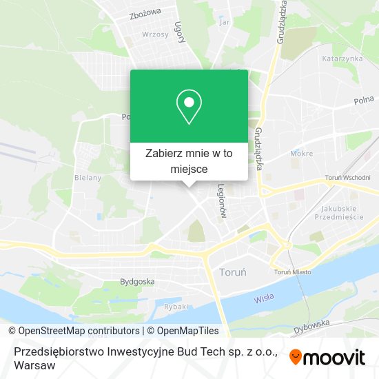 Mapa Przedsiębiorstwo Inwestycyjne Bud Tech sp. z o.o.