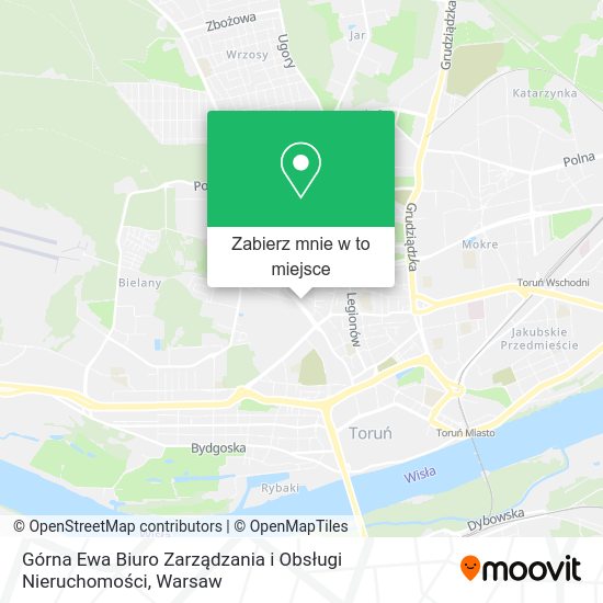 Mapa Górna Ewa Biuro Zarządzania i Obsługi Nieruchomości