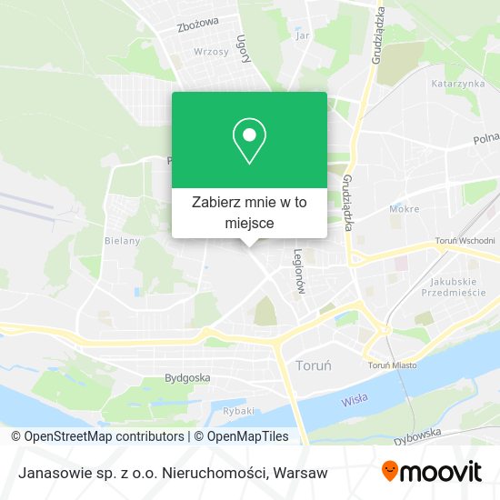 Mapa Janasowie sp. z o.o. Nieruchomości