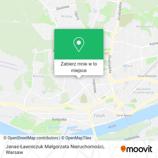 Mapa Janas-Ławniczuk Małgorzata Nieruchomości