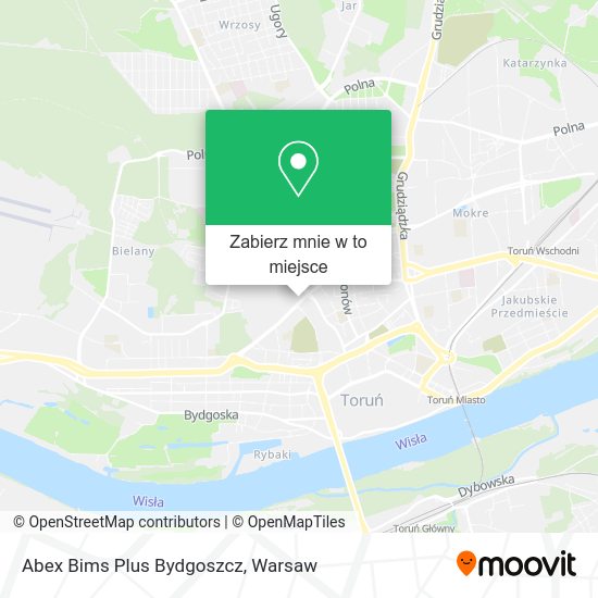 Mapa Abex Bims Plus Bydgoszcz