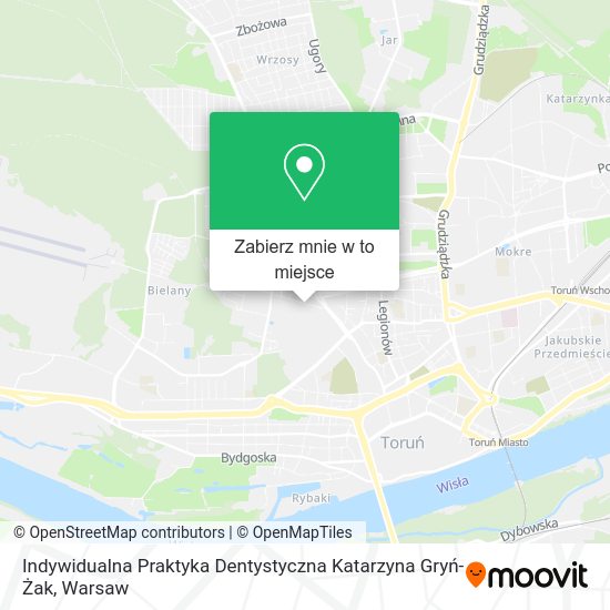 Mapa Indywidualna Praktyka Dentystyczna Katarzyna Gryń-Żak