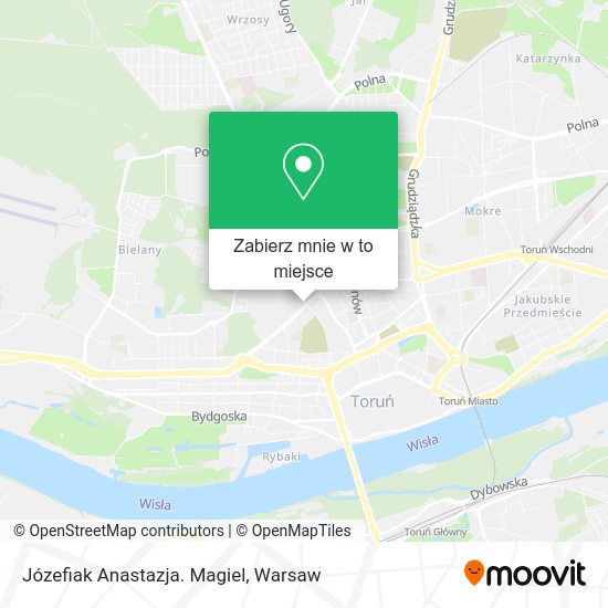 Mapa Józefiak Anastazja. Magiel