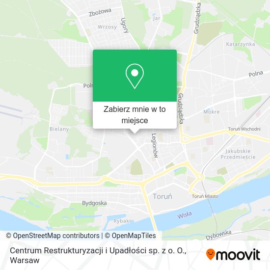 Mapa Centrum Restrukturyzacji i Upadłości sp. z o. O.